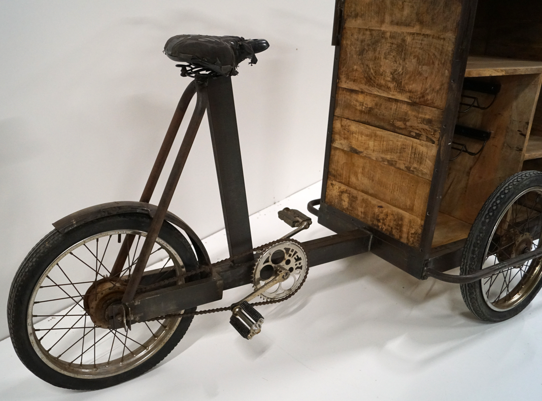 VOLT BARDISK PÅ GAMMELT CYKELSTEL