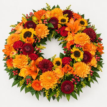 BLOMSTERKRANS - EFTERÅR