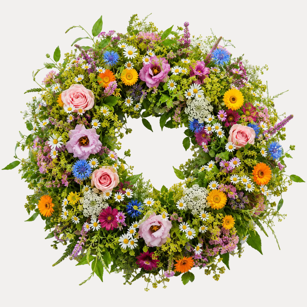 BLOMSTERKRANS - MULTIFARVER